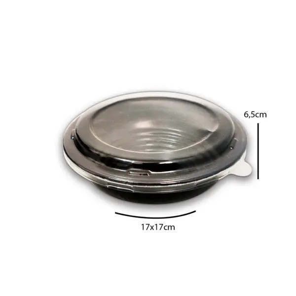 Embalagem Udon - 600 ml - Ø 17 x 6,5 cm - 50 Unidades