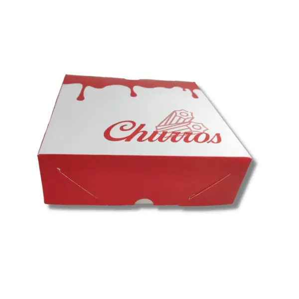 Embalagem Delivery para Churros 04 - 16 x 16 x 5 cm - 100 Unidades