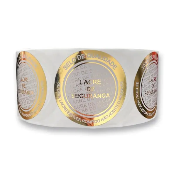 Lacre de Segurança Redondo - Ø 5,5 cm - 1.000 Unidades