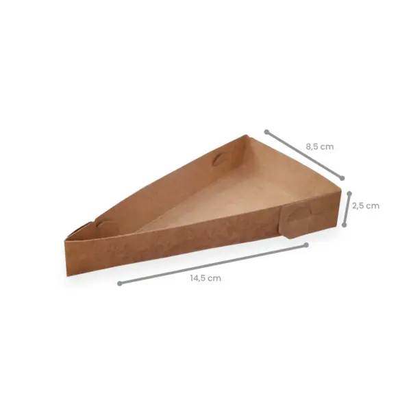 Embalagem Ecológica Temaki Balcão - 14,5 x 8,5 x 2,5 cm - 100 Unidades