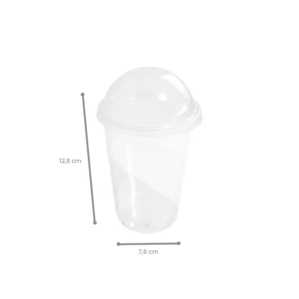 Copo Crystal Bolha (250 ml) - 12,8 x 7,6 cm - 20 Unidades