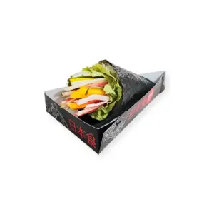 Embalagem Temaki Balcão - 14,5 x 8,5 x 2,5cm - 100 Unidades