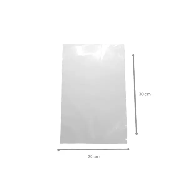 Sacos de Congelados Liso M - 30 x 20 cm - 100 Unidades