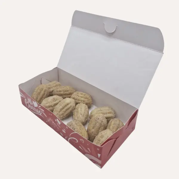 Embalagem Delivery para Churros 02 -  8 x 17 x 4 cm - 100 Unidades