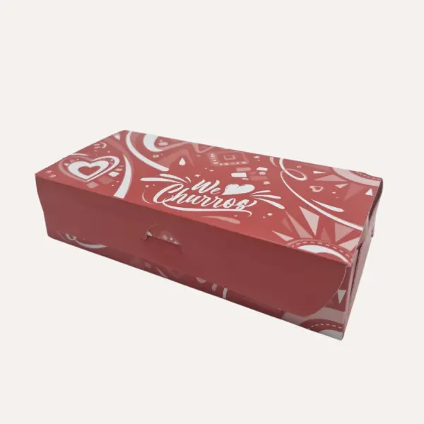 Embalagem Delivery para Churros 02 -  8 x 17 x 4 cm - 100 Unidades