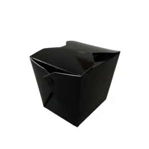 Embalagem Box Preto M - 8,5 x 6,5 x 8 cm - 100 Unidades