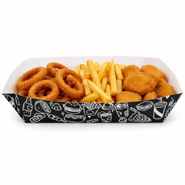 Embalagem Bandeja 02 - 19 x 11,5 x 4 cm - 100 Unidades