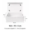 Caixa Para Salgado 01 Branca- 18,5 × 10 × 5 cm - 100 Unidades