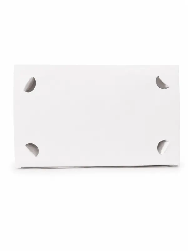 Caixa Para Salgado 01 Branca- 18,5 × 10 × 5 cm - 100 Unidades