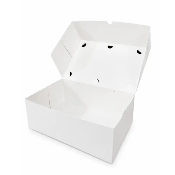 Caixa Para Salgado 03 Branca -  30×19×10 cm - 100 unidades -