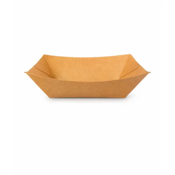 Embalagem Bandeja Kraft P - 12,5 x 8,8 cm - 250 Unidades