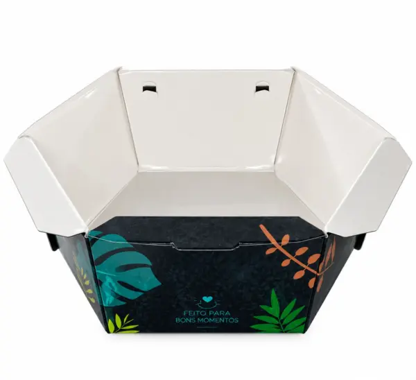 Embalagem Bowl Gourmet 750 ml Azul Escuro  – 14,5 x 12,5 x 5,5 cm – 100 Unidades -