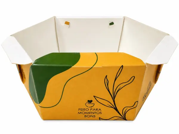 Embalagem Bowl Gourmet 750 ml Creme  – 14,5 x 12,5 x 5,5 cm – 100 Unidades -
