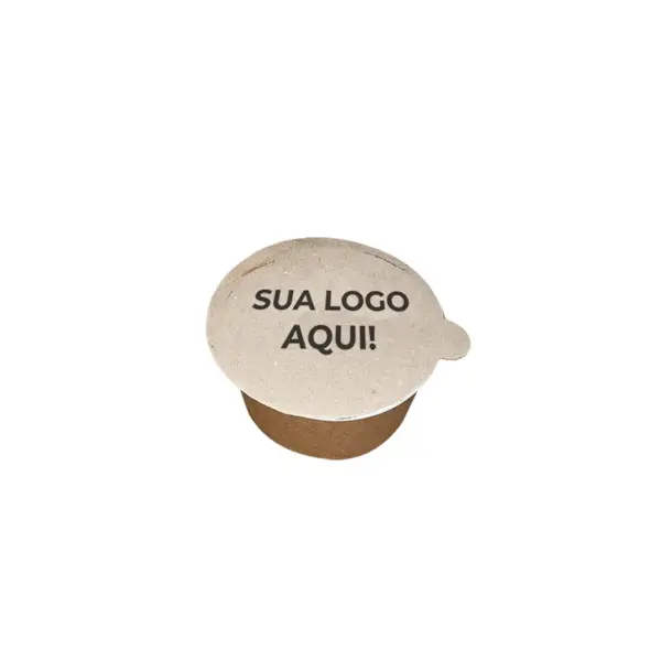 Pote Redondo M Kraft 550ml (acompanha tampa personalizada) – Pct./ 100 unid.