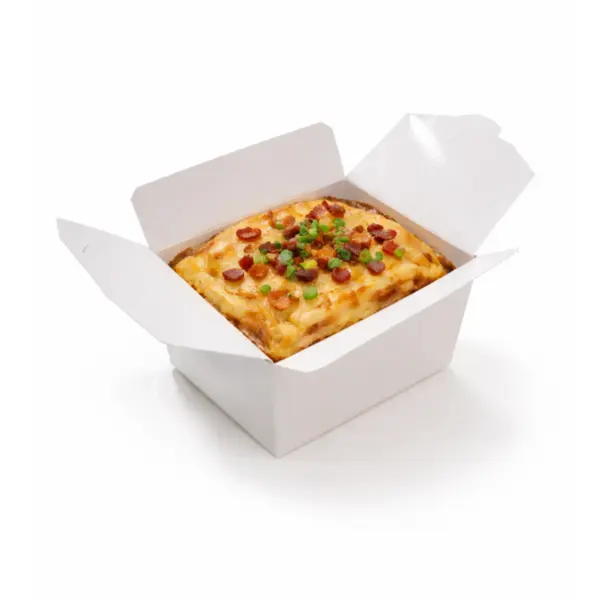 Embalagem para Batata Delivery Branca - 14 x 9 x 8 cm - 100 Unidades