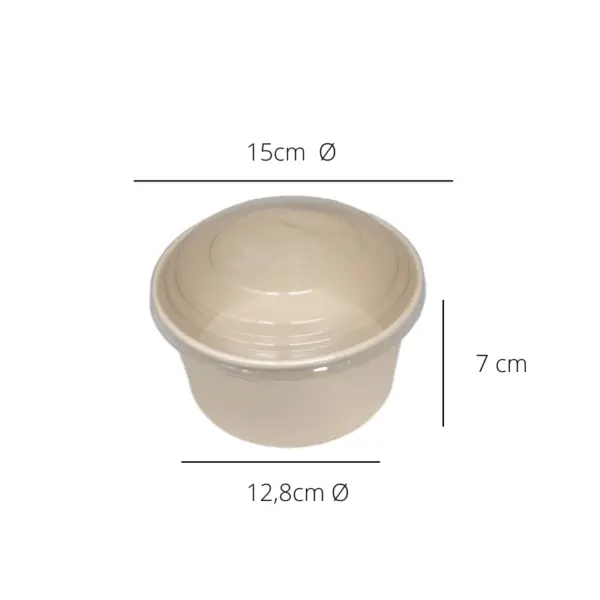 bowl-750ml.png Embalagem Bowl com Tampa (750 ml) - Ø 15 x 7 cm - 50 Unidades