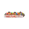 Churros Balcão Branco Coração Vermelho  - 16 x 3 x 2,7 cm - 1.000 Unidades