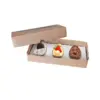 Caixa Para 3 mini Ovos de Páscoa  - 21 x 10 x 4 cm - 50 Unidades