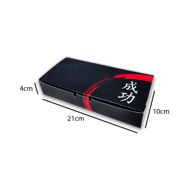 Embalagem para Combinados sem Visor M - 21 x 10 x 4 cm - 100 Unidades