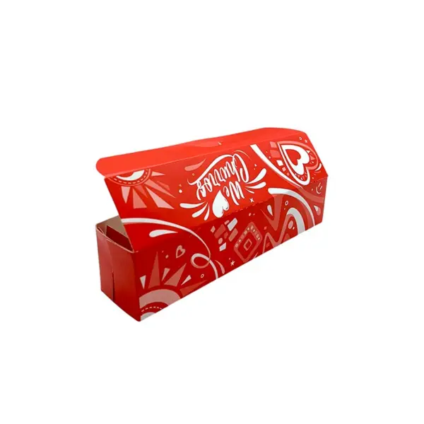 Embalagem Churros Delivery - 17,5 x 4 x 4 cm - 100 Unidades
