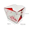 Embalagem Box Massas Jumbo - 10 x 10,5 x 10,5 cm - 100 Unidades