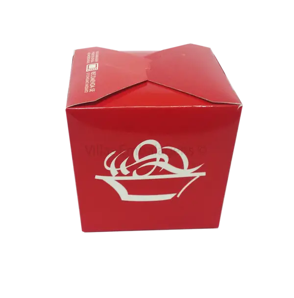 Embalagem Box Massas P - 7,5 x 7,5 x 8,5 cm - 100 Unidades