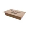 Marmita Retangular Kraft 500ml (acompanha tampa personalizada) – Pct./ 100 unid.