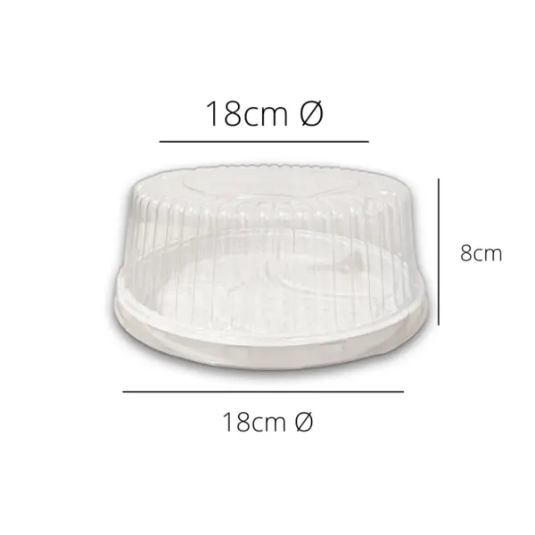 Embalagem Bolo PN 32 (Médio) - 18 x 8 cm - 50 Unidades