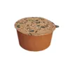 Pote Redondo G Kraft para selagem 800ml (acompanha tampa) - Pct./ 100 unid.