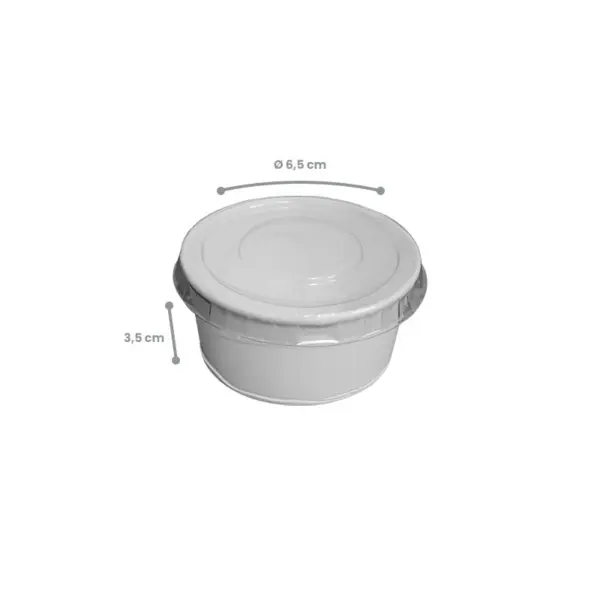 Pote Para Molho 80ml - Pct./ 100 unid.