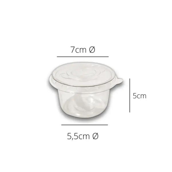 Pote para Sobremesa (110 ml) - Ø 7 x 5 cm - 400 Unidades