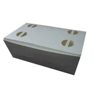 Embalagem para Sobremesas Branca M - 13 x 7 x 5 cm - 100 Unidades